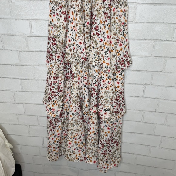 NWT Passport Ruffle Floral Flowy Dress - Picture 8 of 11